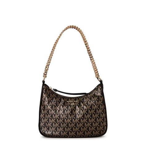 buy online michael kors monogram jet set bag|monogram print shoulder bag.